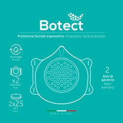 Masca de protectie cu filtru ( 2 masti + 50 filtre) BOTECT-big