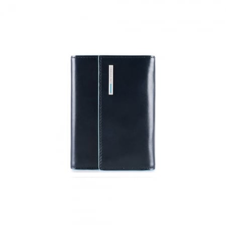 Portofel Dama Blue Square cu Buzunar Monede